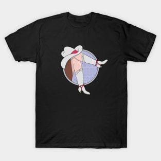 Girls who wear hats and boots T-Shirt